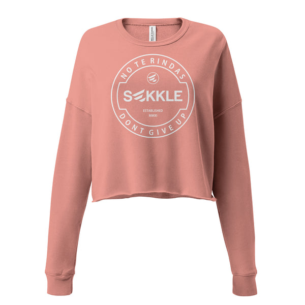 No Te Rindas Crop Sweatshirt